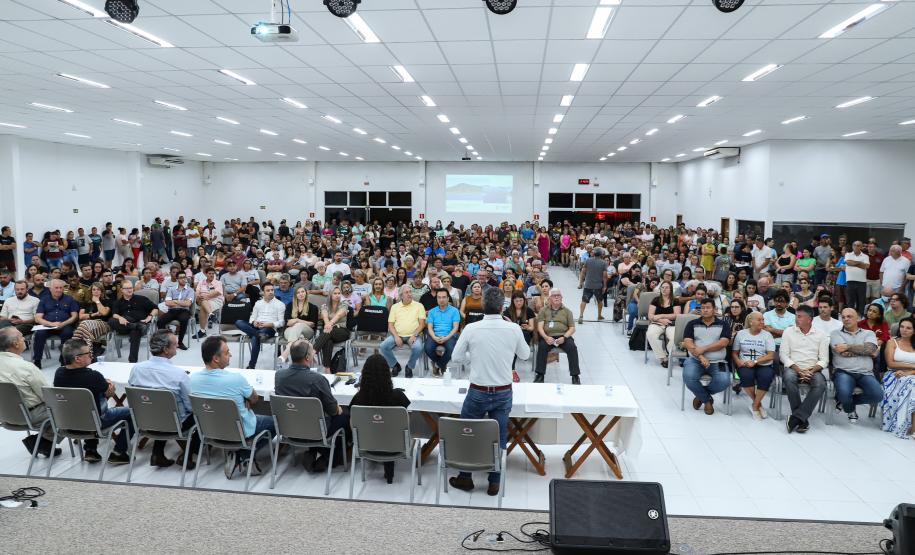 Audiência pública da Ponte de Guaratuba, em Guaratuba
