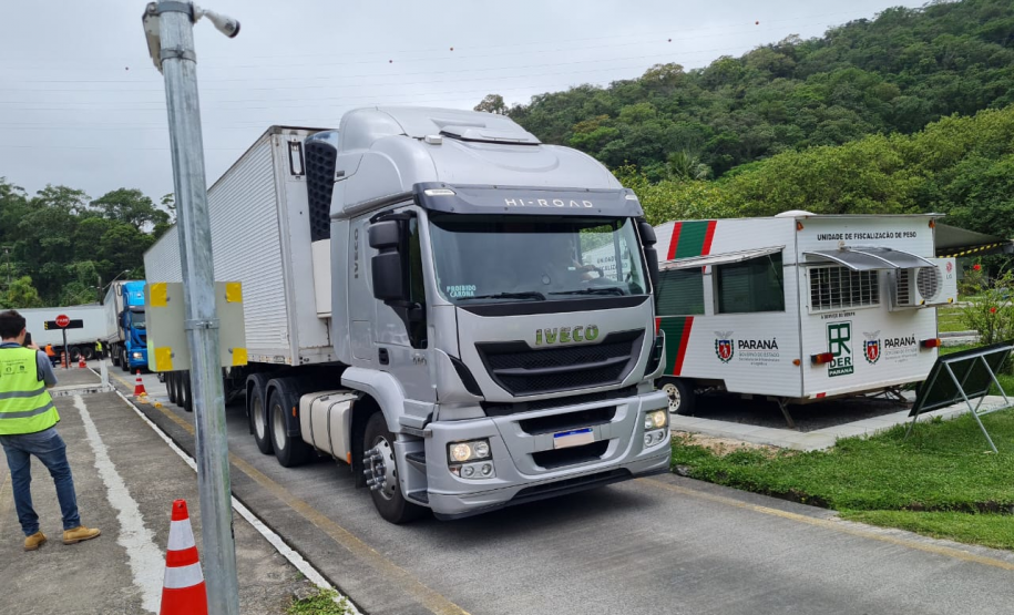Balança Veicular do DER/PR em Guaratuba
