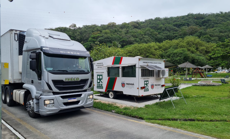 Balança Veicular do DER/PR em Guaratuba