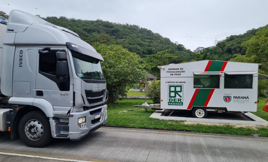 Balança Veicular do DER/PR em Guaratuba