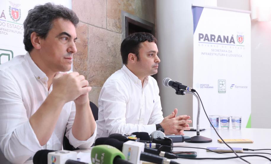 Coletiva de imprensa sobre obras na BR-277