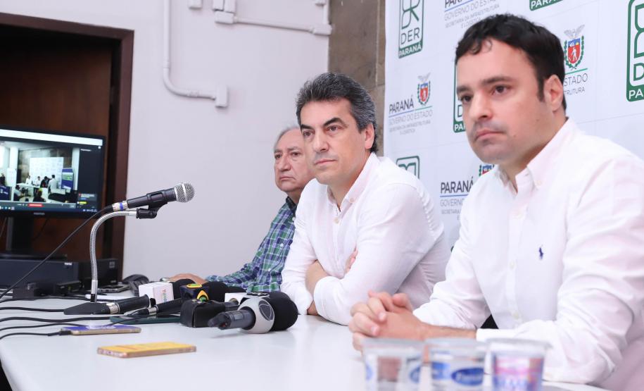 Coletiva de imprensa sobre obras na BR-277