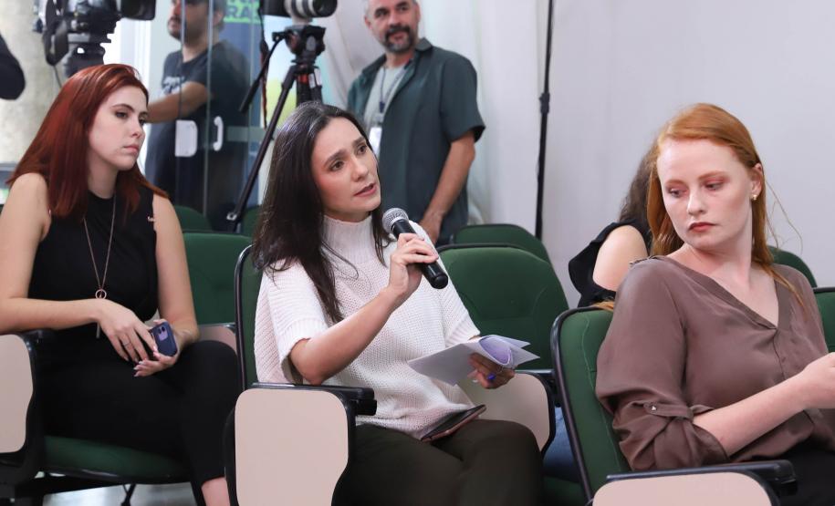 Coletiva de imprensa sobre obras na BR-277