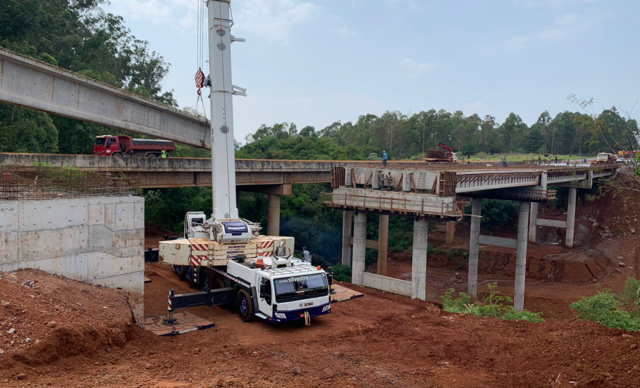Obras de duplicação no Contorno de Cascavel