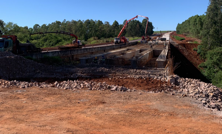 Obras de duplicação no Contorno de Cascavel
