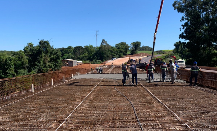 Obras de duplicação no Contorno de Cascavel