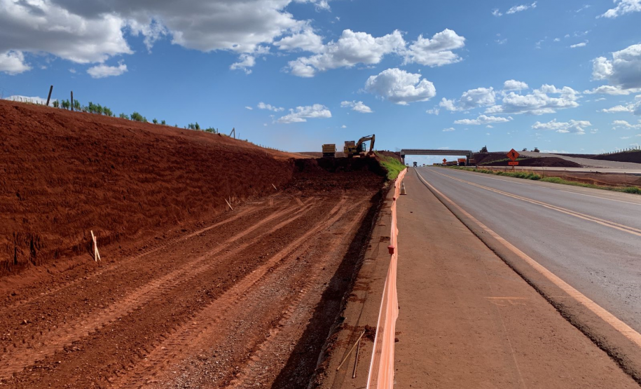 Obras de duplicação no Contorno de Cascavel