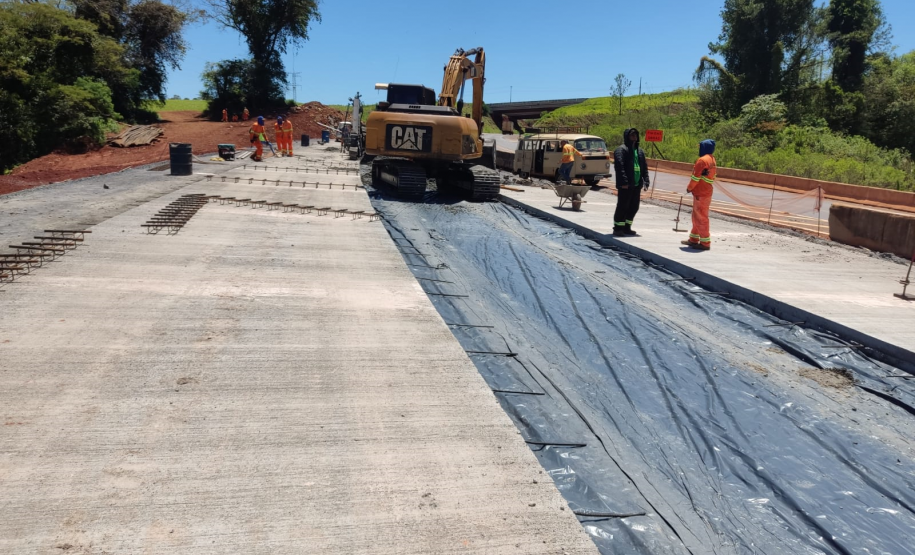 Obras de duplicação no Contorno de Cascavel