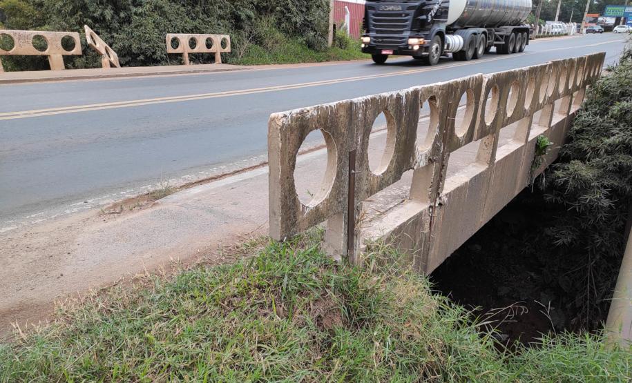 Ponte Ribeirão São Cris PR-340 em Castro