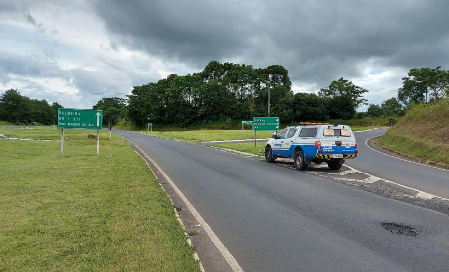 PR-151 entre Ponta Grossa e o trevo da PR-438