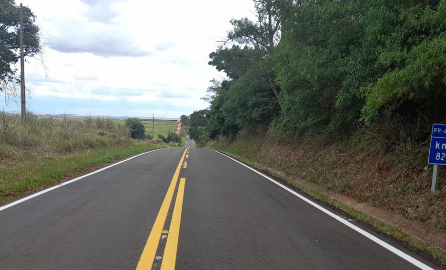 PR-468 entre Umuarama e Goioerê