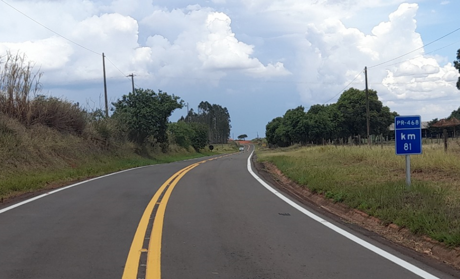 PR-468 entre Umuarama e Goioerê