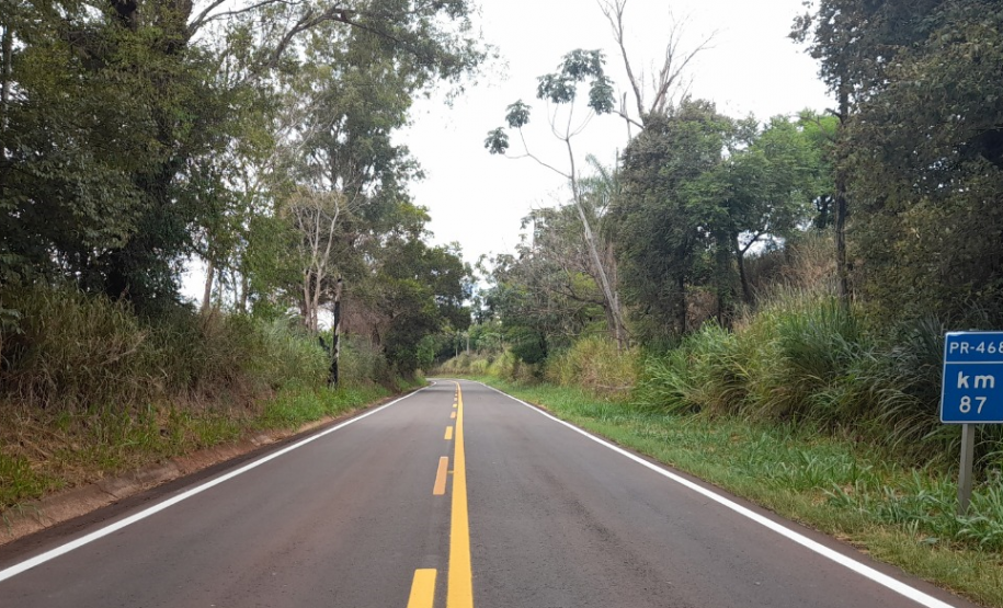 PR-468 entre Umuarama e Goioerê