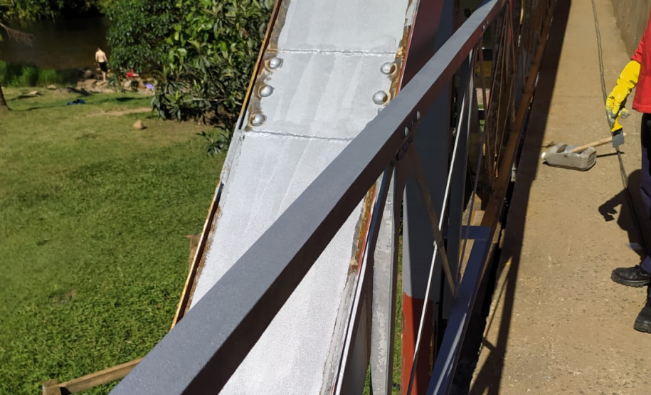 Reforma da Ponte metálica em Porto de Cima