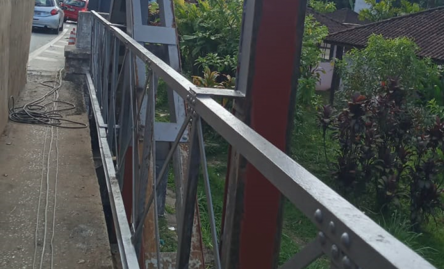 Reforma da Ponte metálica em Porto de Cima