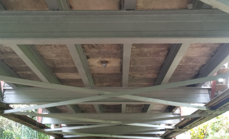 Reforma da Ponte metálica em Porto de Cima