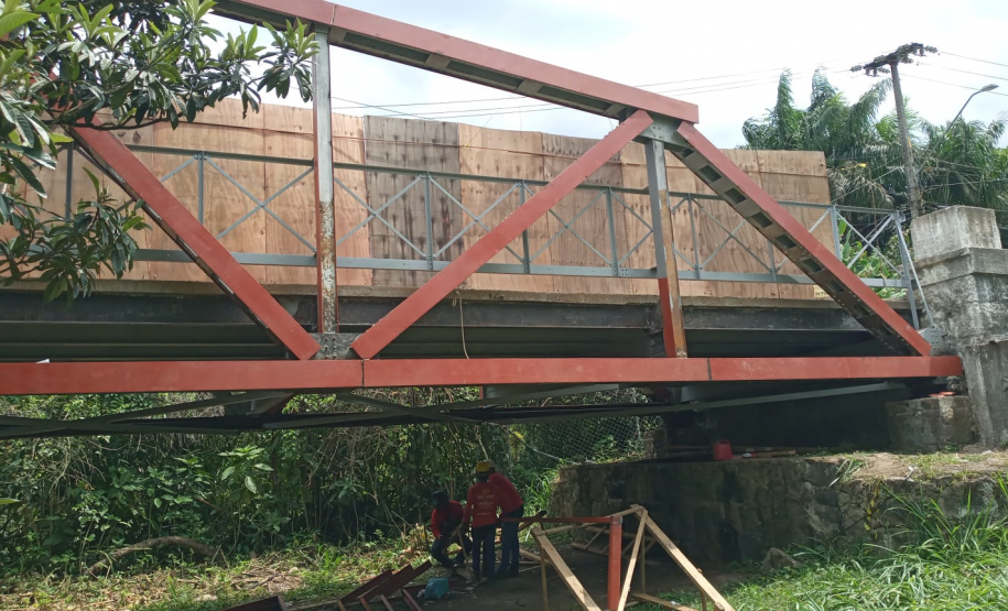 Reforma da Ponte metálica em Porto de Cima