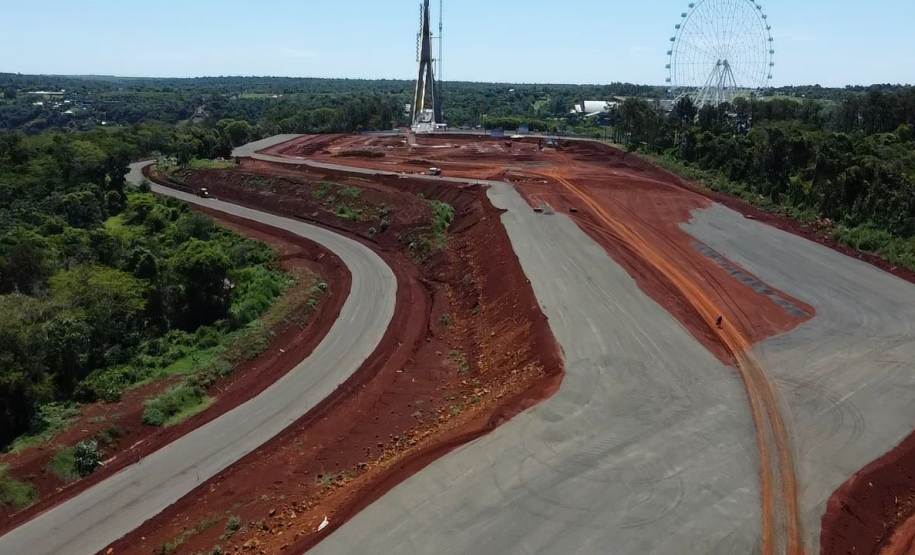 Camada de bloqueio sendo implantada na Perimetral