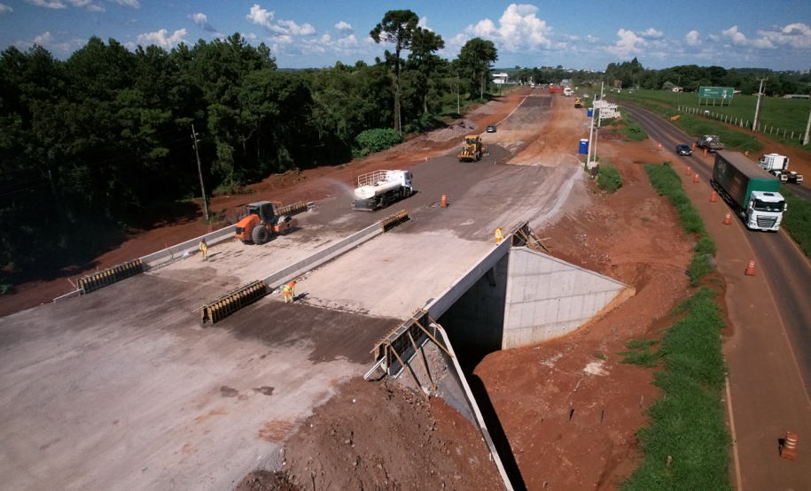 Nova trincheira da BR-277 em Cascavel