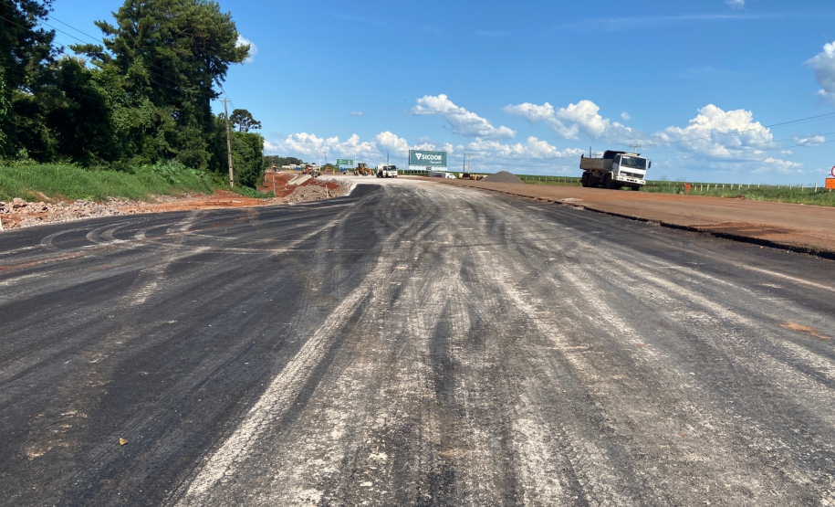 Nova trincheira da BR-277 em Cascavel