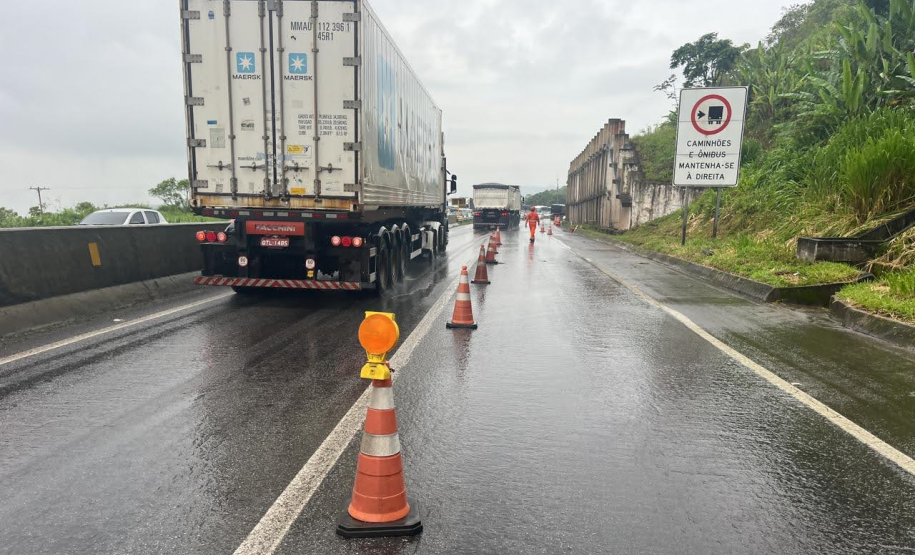 Serviços emergenciais na BR-277