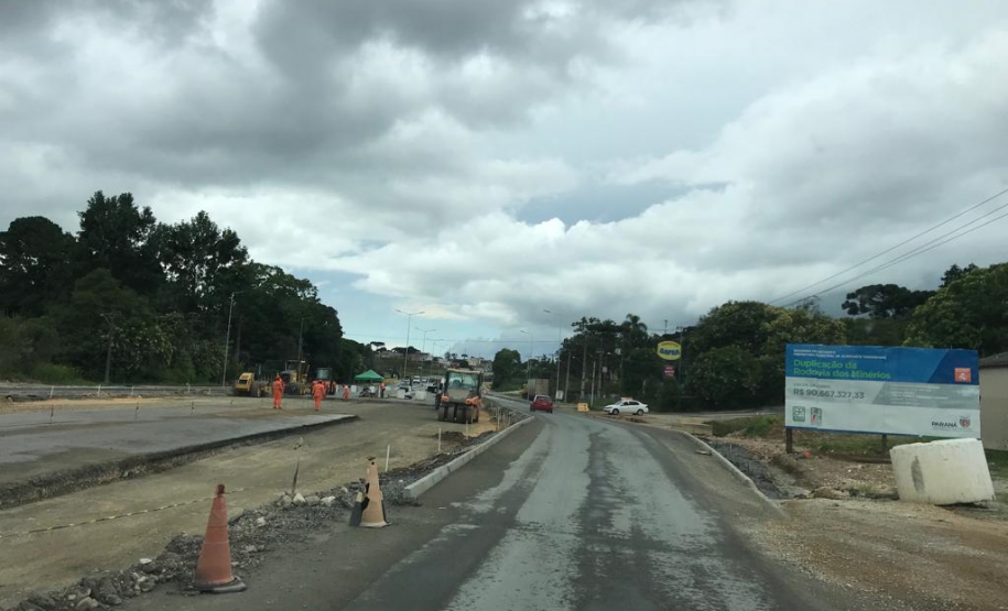 Serviços da duplicação da Rodovia dos Minérios