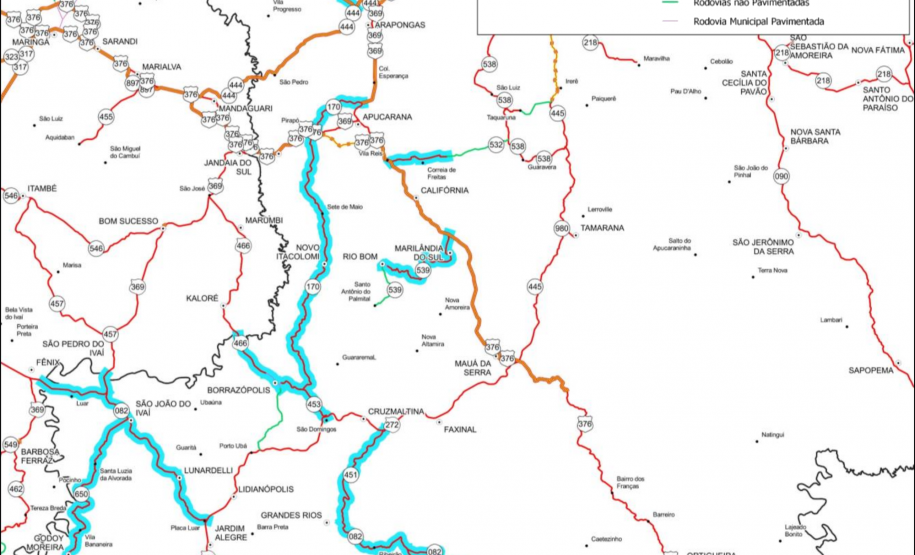 Mapa do Lote C Norte Proconserva