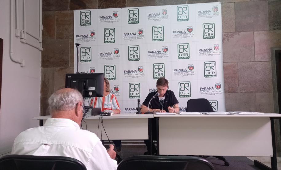 Abertura de envelopes do lote F Oeste do Proconserva