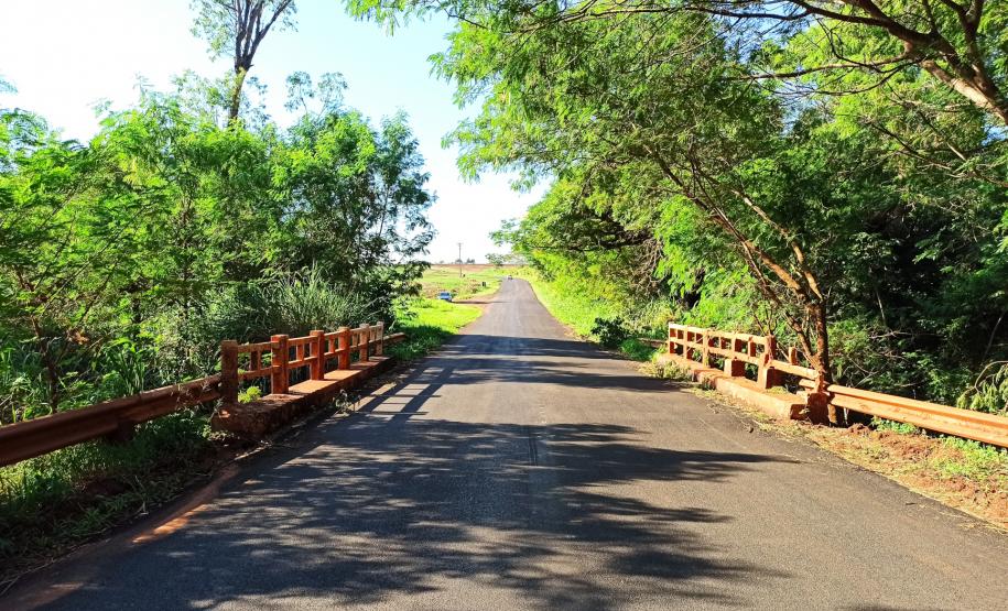 Ponte Ribeirão do Coqueiro PR-461 no limite entre Ângulo e Flórida