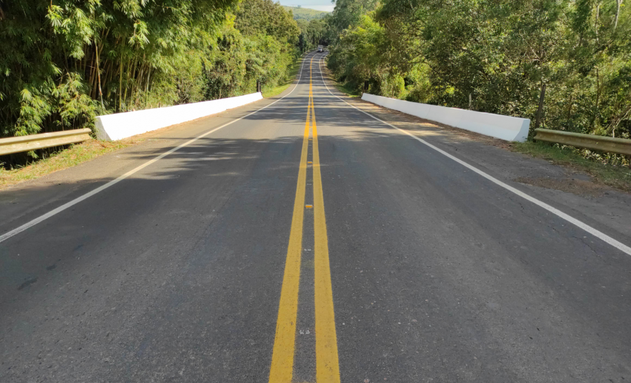 Ponte Rio Barra Grande PR-090 no limite entre Curiúva e Sapopema
