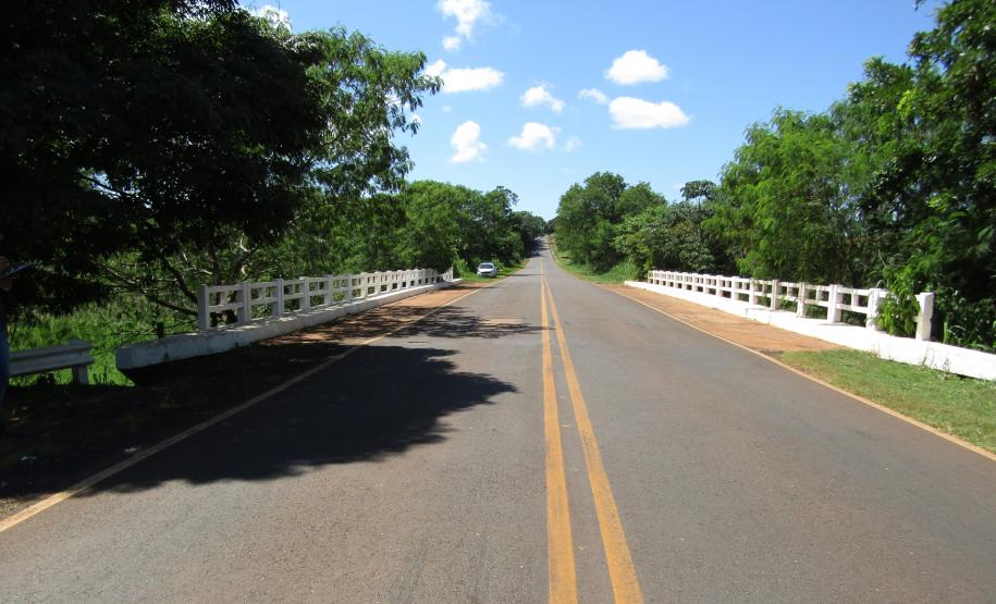 Ponte Rio Caveira PR-218 em Querência do Norte