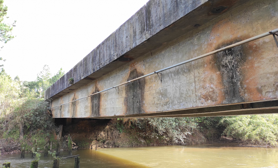 Ponte Rio das Almas (PR-438), em Teixeira Soares