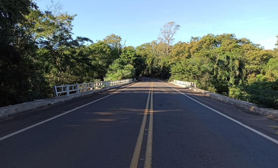 Ponte Rio Ligeiro PR-082 no limite entre Cianorte e Jussara