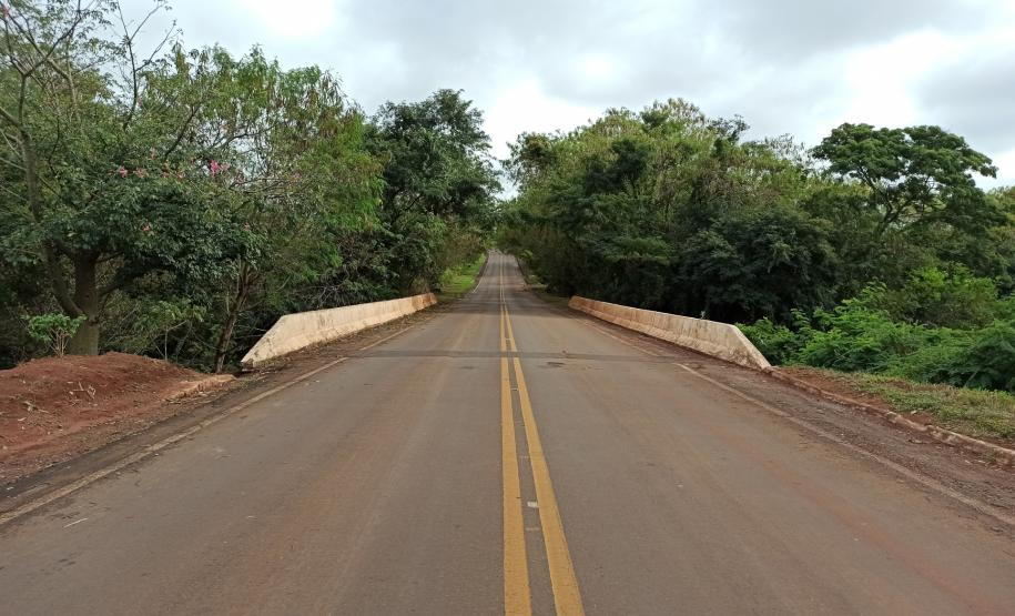 Ponte Rio Ligeiro PR-567 no limite entre Araruna e Cianorte