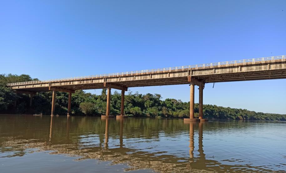 Ponte Rio Piquiri PR-180 no limite entre Nova Aurora e Quarto Centenário