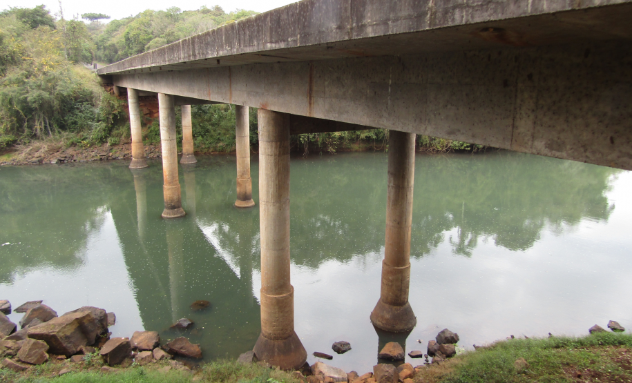 Ponte Rio Santana PR-493 no limite entre Verê e Itapejara d'Oeste
