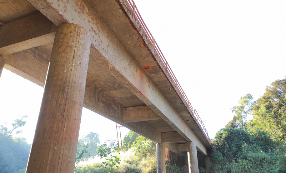 Ponte Rio Ubazinho PR-535 em Cândido de Abreu