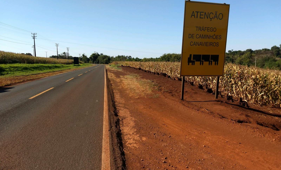 PR-090 em Alvorada do Sul