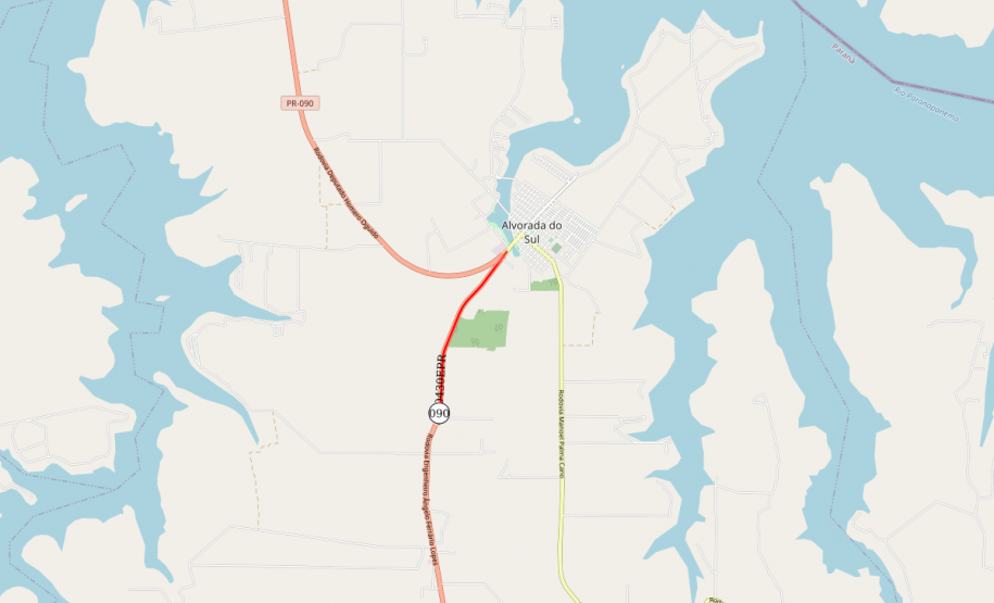 PR-090 em Alvorada do Sul