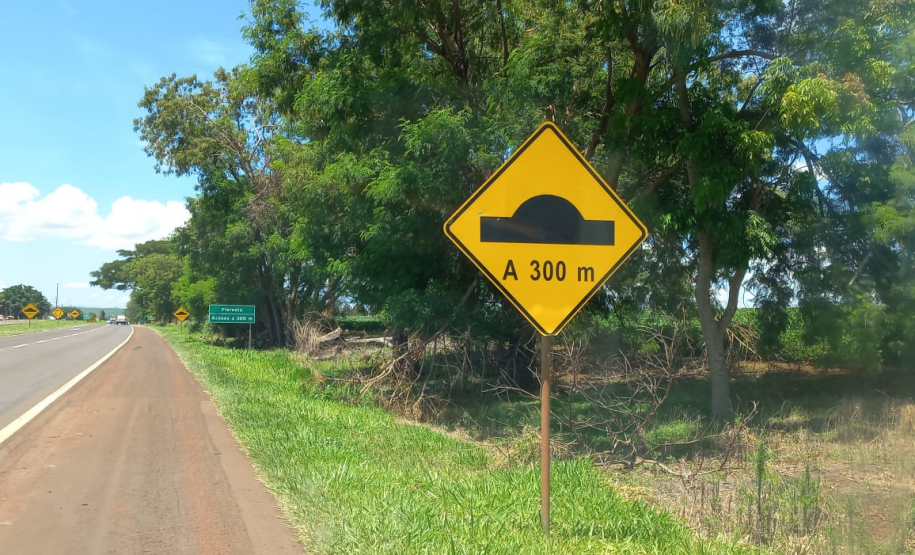 Recomposição de sinalização vertical