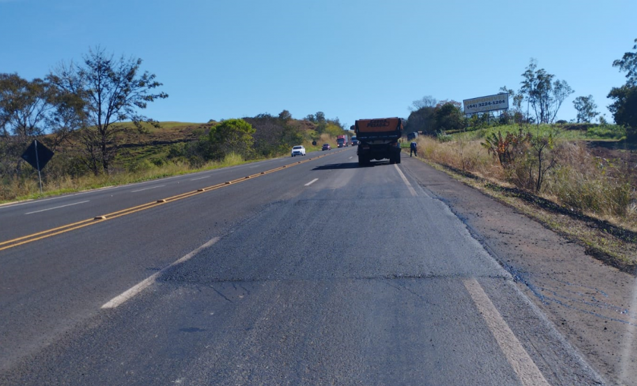 PR-444 km 28+201 Remendo - Após compactação