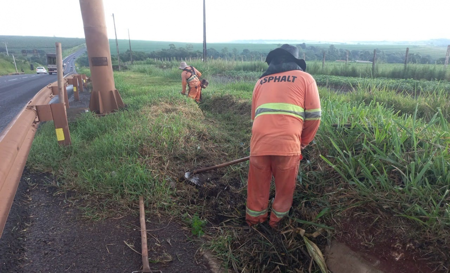 PR-444 Limpeza de sarjeta e capina manual