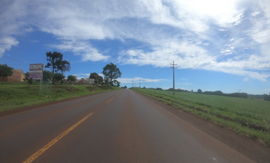 PR-585 Toledo. Foto de arquivo