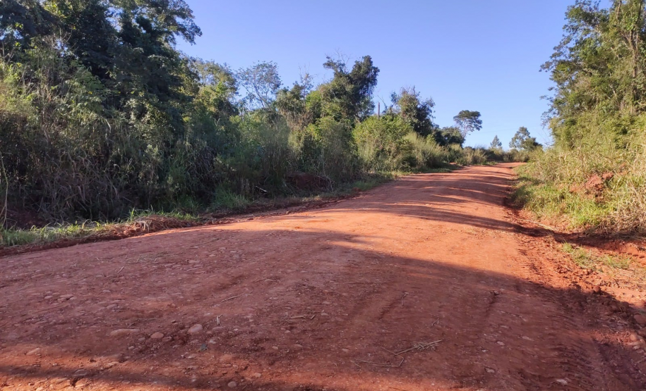 PR-682 após cascalhamento