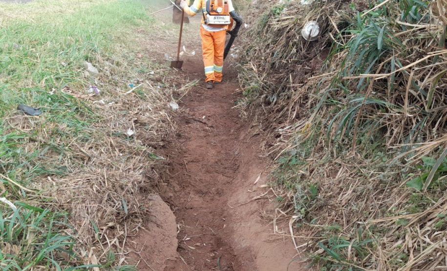 Limpeza de saída d’água