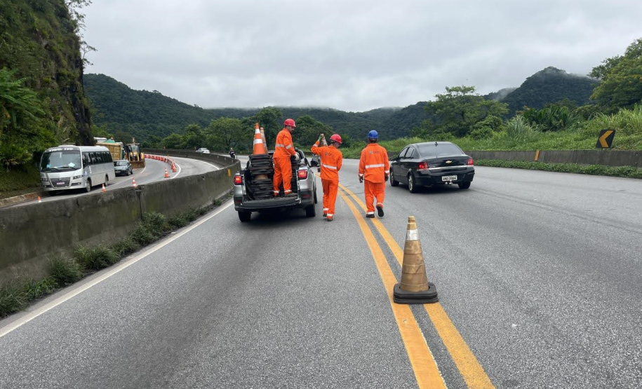 BR-277 serviços de contenção no km 41