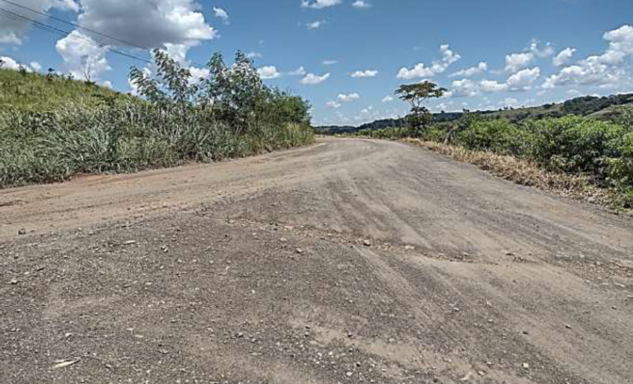 Estrada para o distrito de Congonhas final do trecho