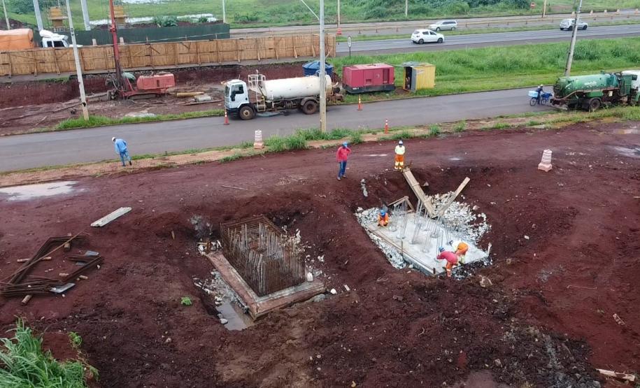 Perimetral - Fundação Viaduto BR-277