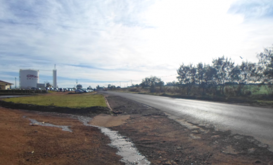 PR-492 em Paraíso do Norte, onde será realizada a obra