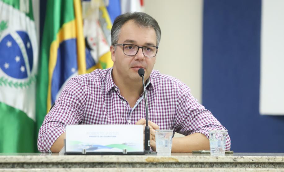 Roberto Justus, prefeito de Guaratuba.